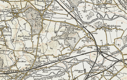 Old map of Hungate in 1903