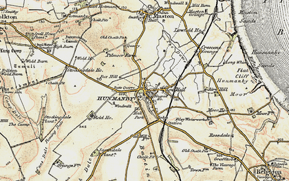 Old map of Bartindale Row in 1903-1904