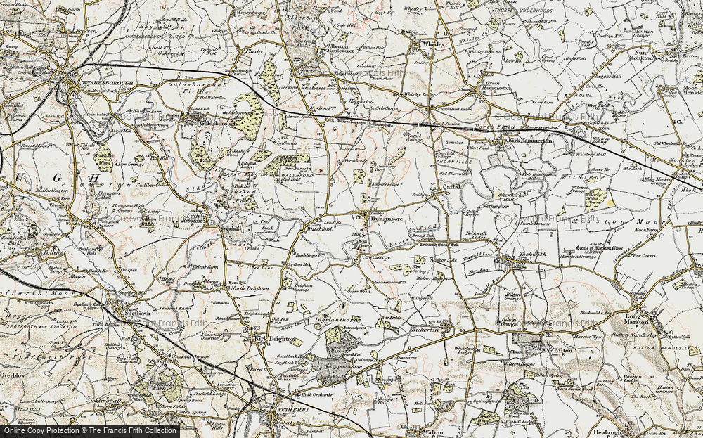 Old Map of Hunsingore, 1903-1904 in 1903-1904