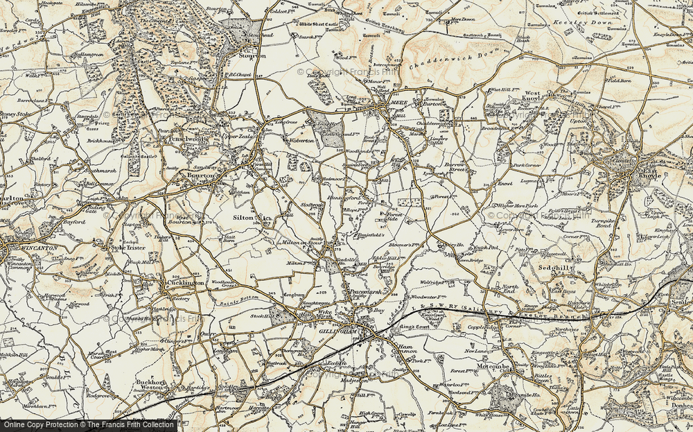 Old Map of Huntingford, 1897-1899 in 1897-1899