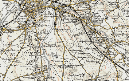 Old map of Grange, The in 1902-1903