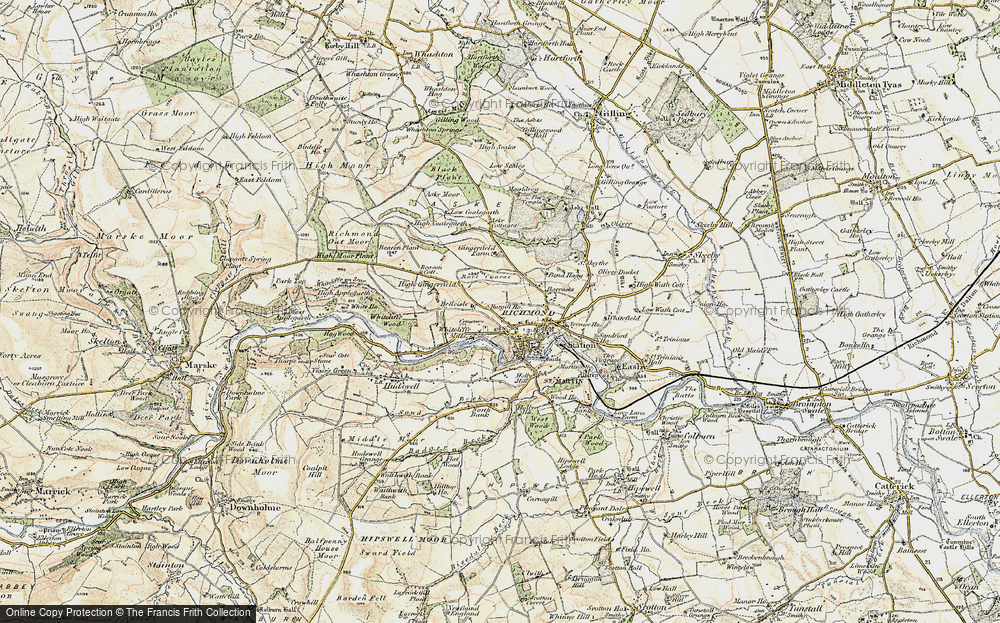 Old Map of Hurgill, 1903-1904 in 1903-1904