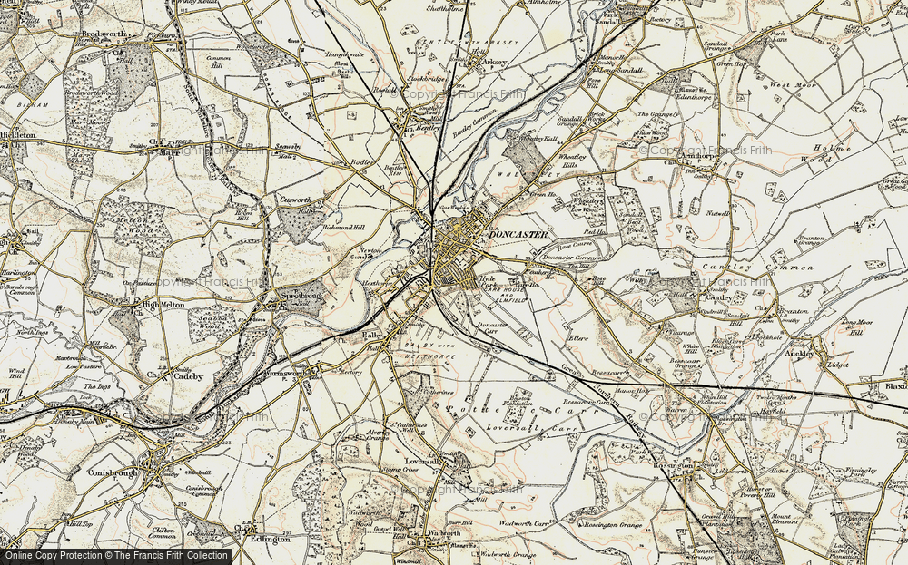 Old Map of Hyde Park, 1903 in 1903