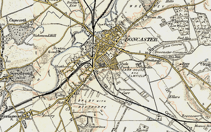 Old map of Hyde Park in 1903