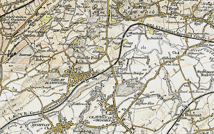 Old map of Brownsills in 1903