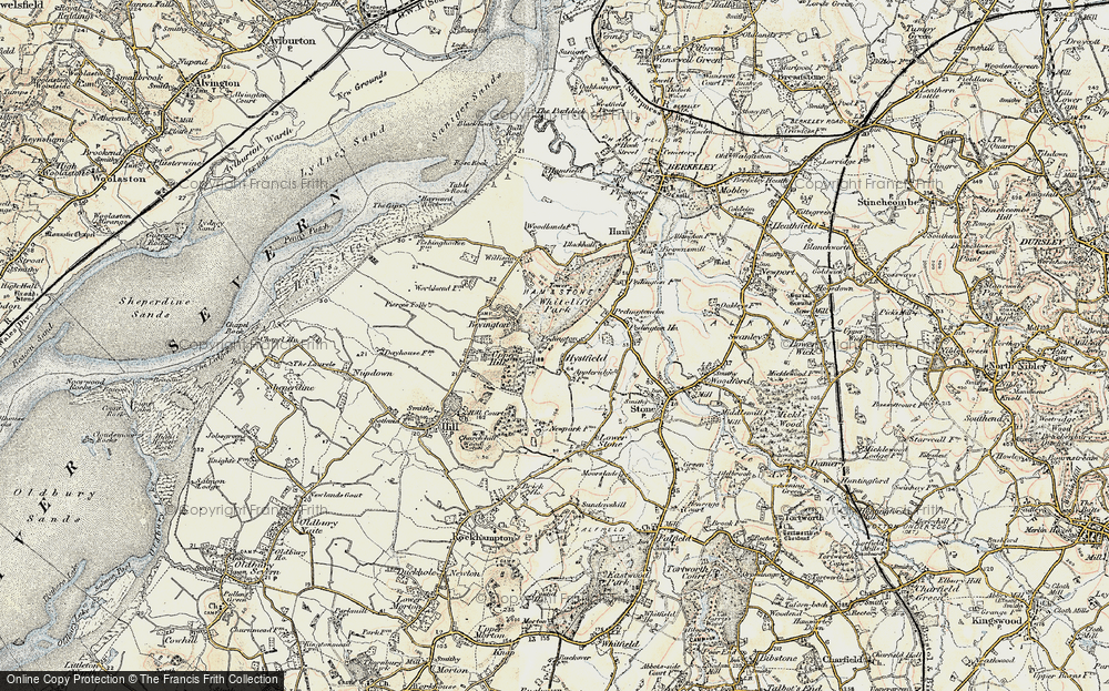 Old Map of Hystfield, 1899-1900 in 1899-1900