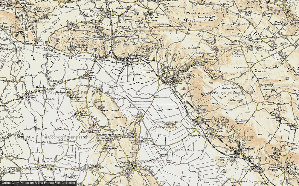 Old Map of Hythe, 1899-1900 in 1899-1900