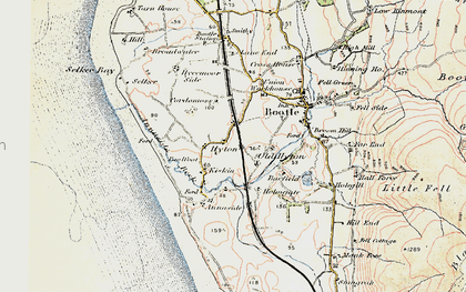 Old map of Hyton in 1903-1904
