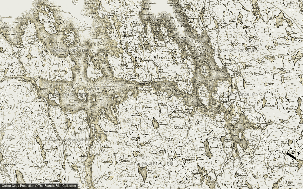 Old Map of Iarsiadar, 1911 in 1911