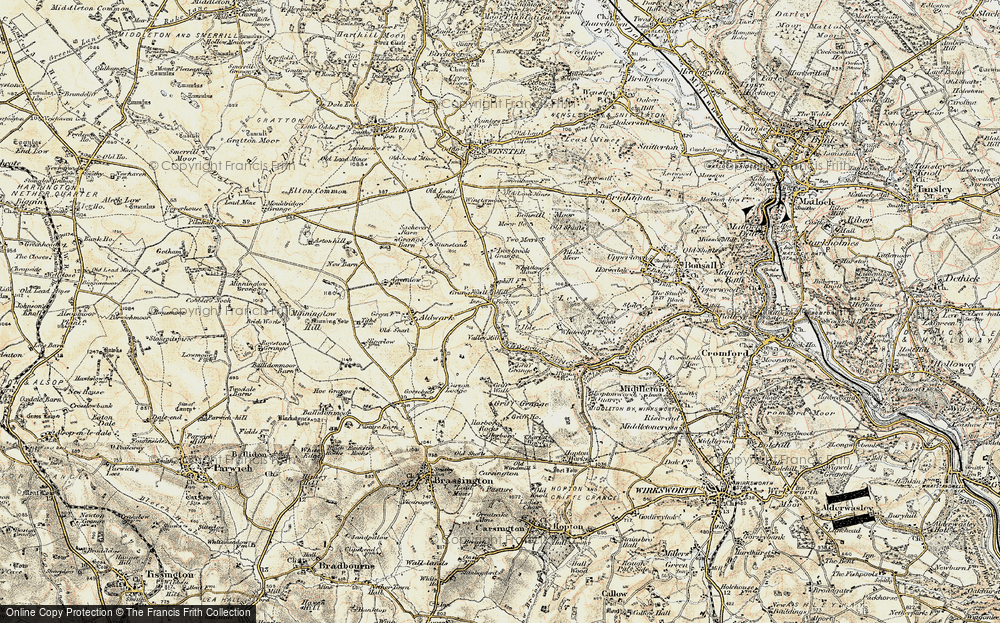 Old Map of Ible, 1902-1903 in 1902-1903