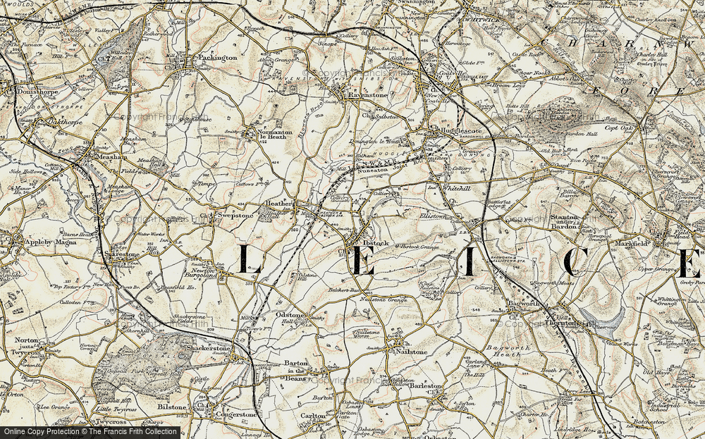 Old Map of Ibstock, 1902-1903 in 1902-1903