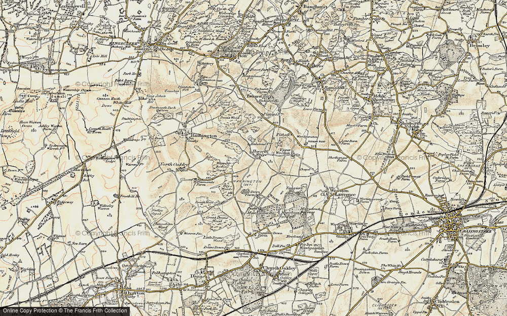 Old Map of Ibworth, 1897-1900 in 1897-1900