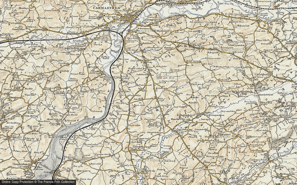 Old Map of Idole, 1901 in 1901