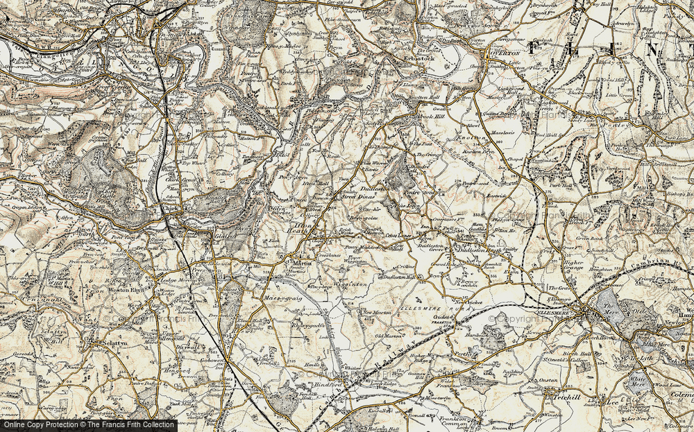 Old Map of Ifton Heath, 1902 in 1902
