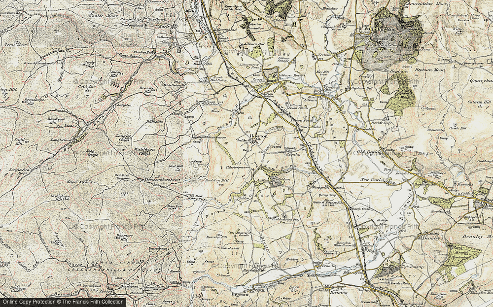 Old Map of Ilderton, 1901-1903 in 1901-1903