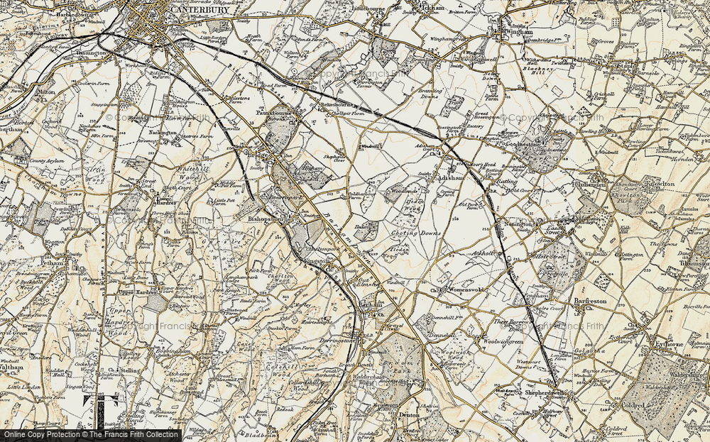 Old Map of Ileden, 1898-1899 in 1898-1899
