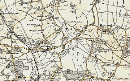 Old map of Ilford in 1898-1900