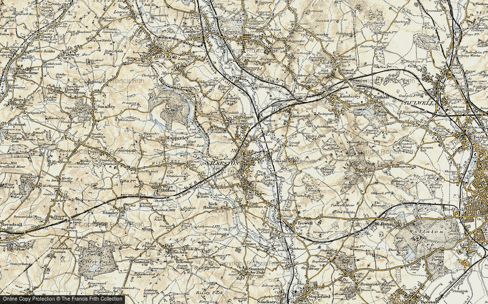 Old Map of Ilkeston, 1902-1903 in 1902-1903