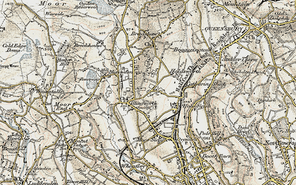 Old map of Illingworth in 1903