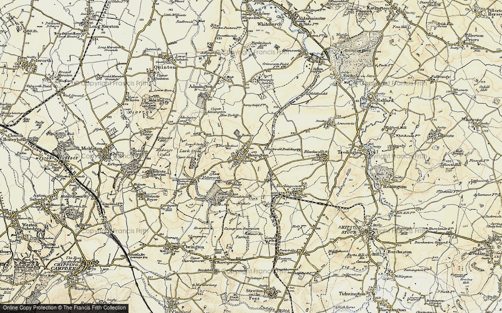 Old Map of Ilmington, 1899-1901 in 1899-1901