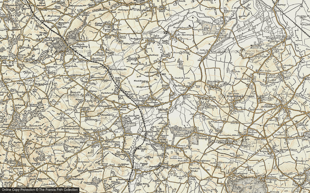 Old Map of Ilton, 1898-1900 in 1898-1900