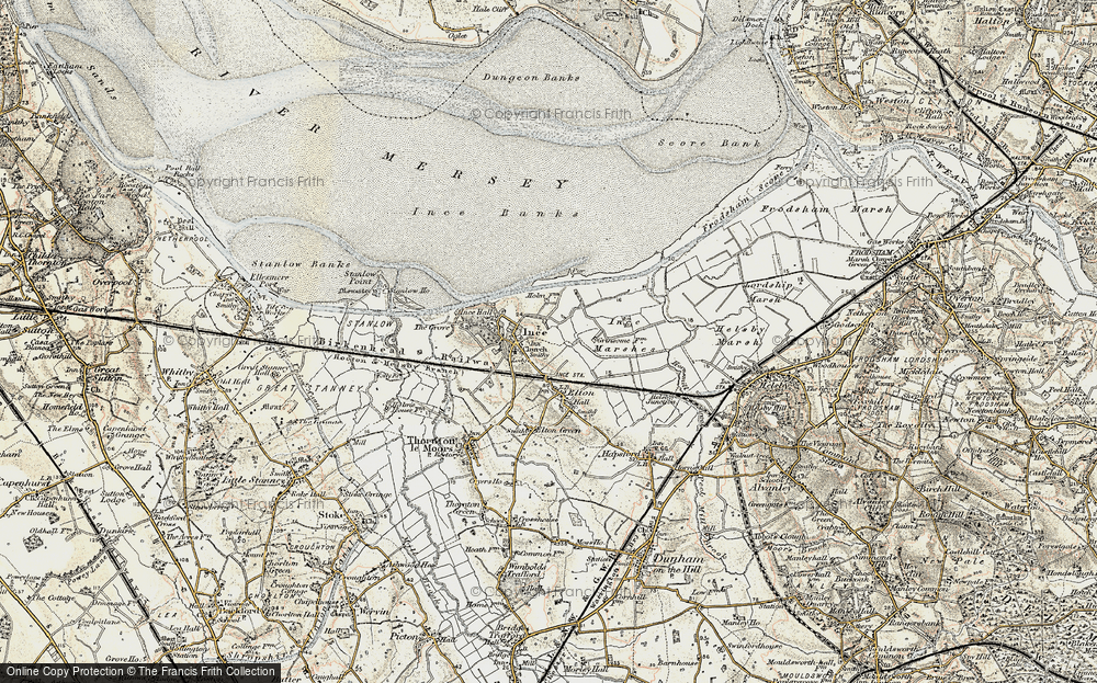 Old Map of Ince, 1902-1903 in 1902-1903