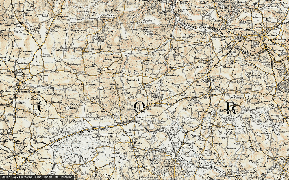 Old Map of Inchs, 1900 in 1900