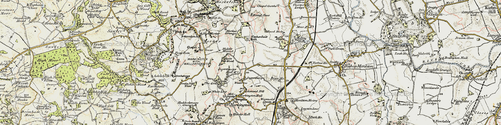 Old map of Ingerthorpe in 1903-1904