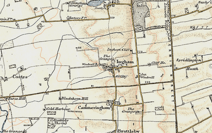 Old map of Ingham in 1902-1903