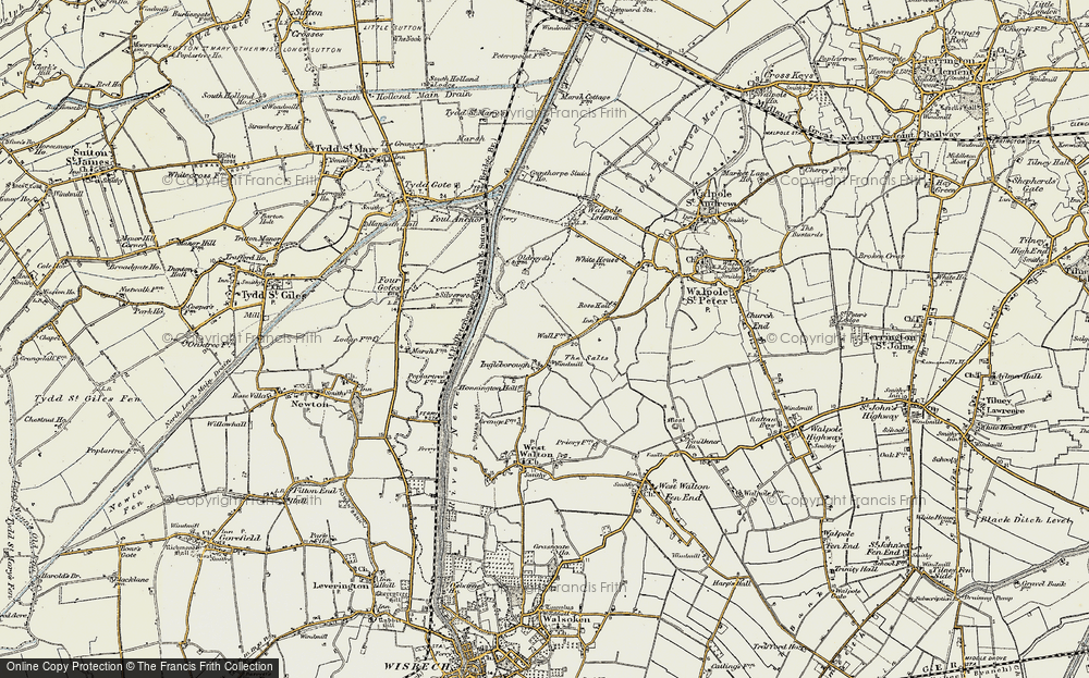 Old Map of Ingleborough, 1901-1902 in 1901-1902