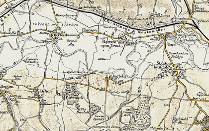 Old map of Ingleby in 1902-1903