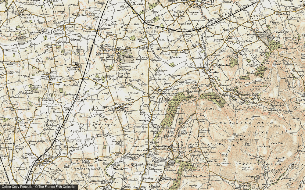 Old Map of Historic Map covering Trenholme Bar in 1903-1904