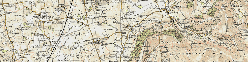 Old map of Trenholme Bar in 1903-1904