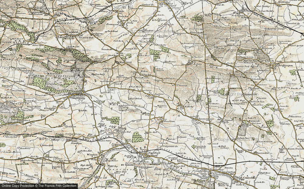 Old Map of Ingleton, 1903-1904 in 1903-1904