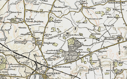 Old map of Ingmanthorpe in 1903-1904