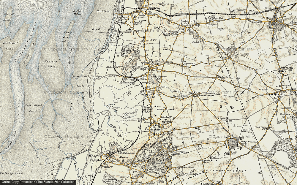 Old Map of Ingoldisthorpe, 1901-1902 in 1901-1902