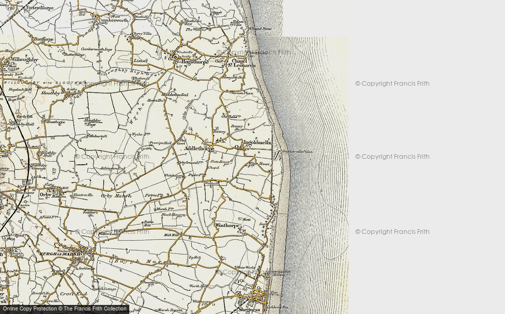 Old Map of Ingoldmells, 1902-1903 in 1902-1903