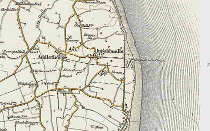 Old map of Ingoldmells in 1902-1903