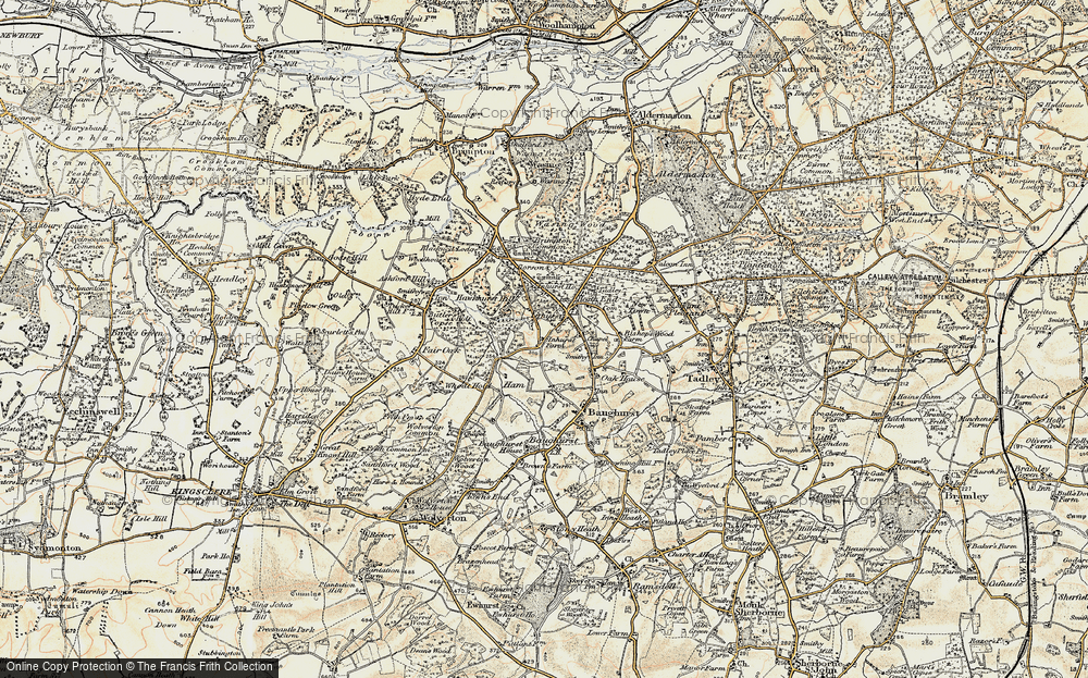 Old Map of Inhurst, 1897-1900 in 1897-1900