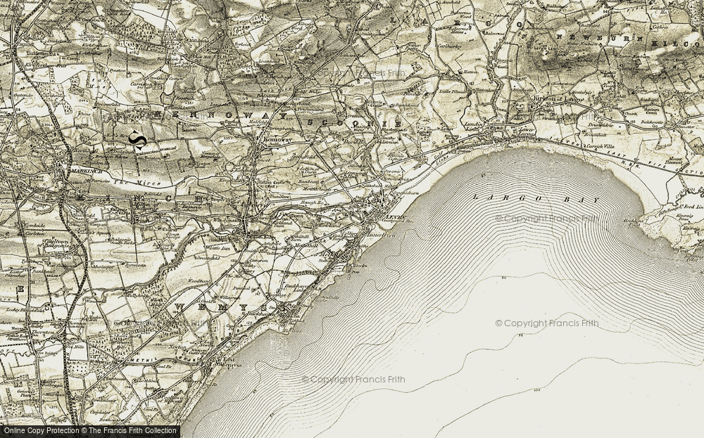 Old Map of Innerleven, 1903-1908 in 1903-1908
