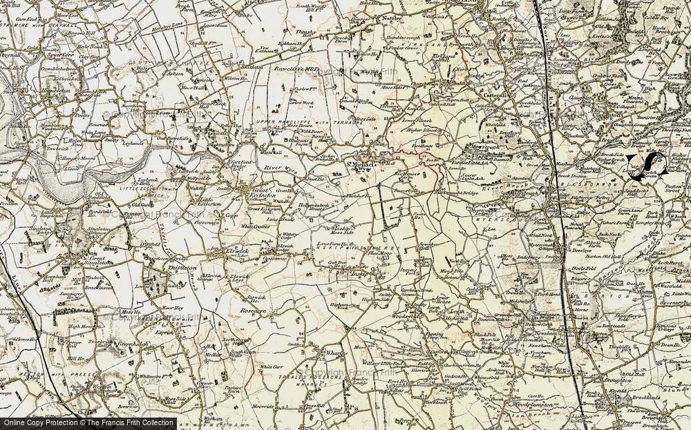 Old Map of Inskip Moss Side, 1903-1904 in 1903-1904