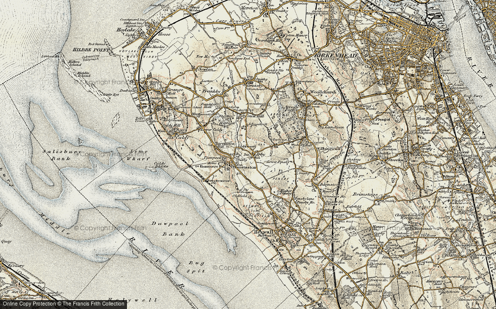 Old Map of Irby, 1902-1903 in 1902-1903
