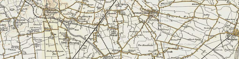 Old map of Irby in the Marsh in 1901-1903