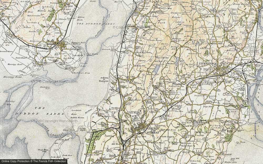 Old Map of Ireleth, 1903-1904 in 1903-1904