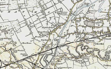 Old map of Larkhill in 1903