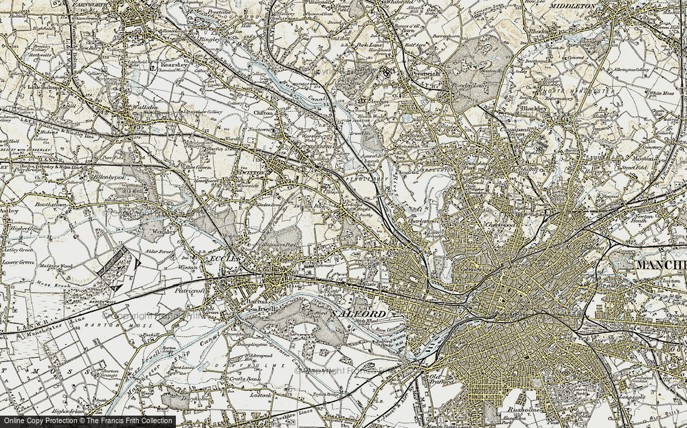Old Map of Irlams o' th' Height, 1903 in 1903