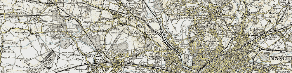 Old map of Irlams o' th' Height in 1903