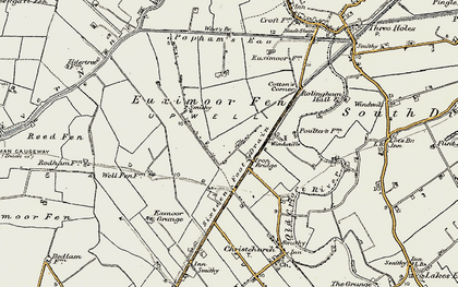 Old map of Iron Bridge in 1901-1902