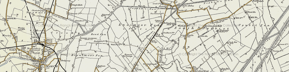 Old map of Iron Bridge in 1901-1902