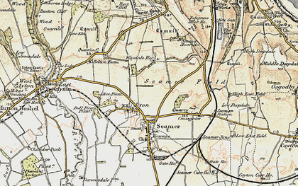 Old map of Irton Manor in 1903-1904